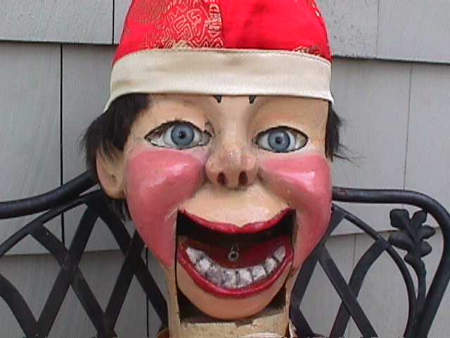 Alex cameron 001, a ventriloquist figure attributed to Alex Cameron