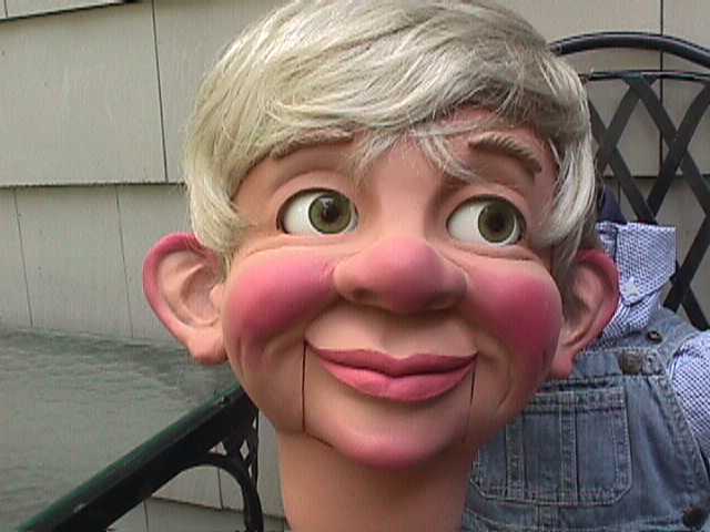 Donation to, a ventriloquist figure attributed to Albert Alfaro