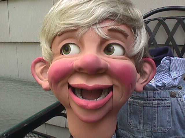 Donation to, a ventriloquist figure attributed to Albert Alfaro