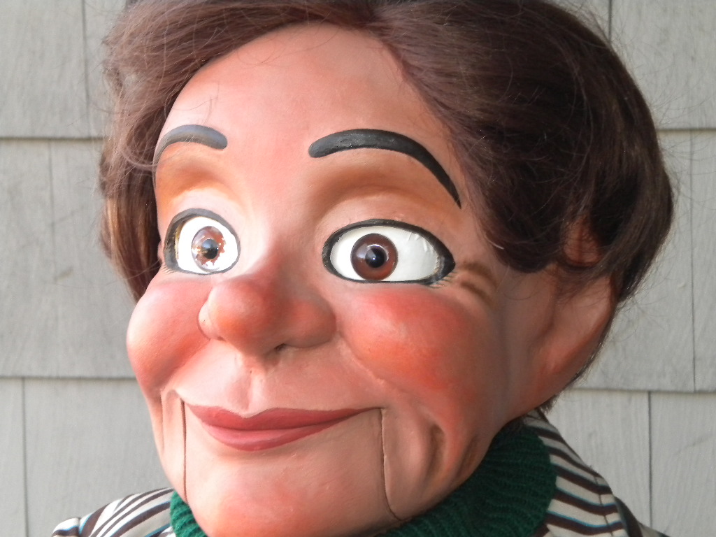 Possibly Number One, a ventriloquist figure attributed to Bill Nelson
