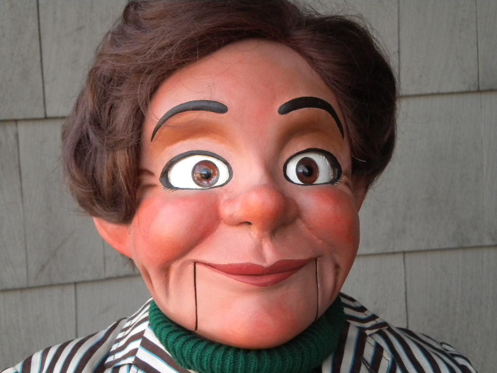 Possibly Number One, a ventriloquist figure attributed to Bill Nelson
