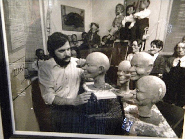 Possibly Number One, a ventriloquist figure attributed to Bill Nelson
