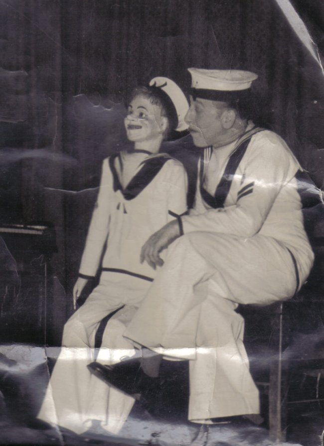 Jack Breezy & Ginger, a ventriloquist figure attributed to Herbert Brighton