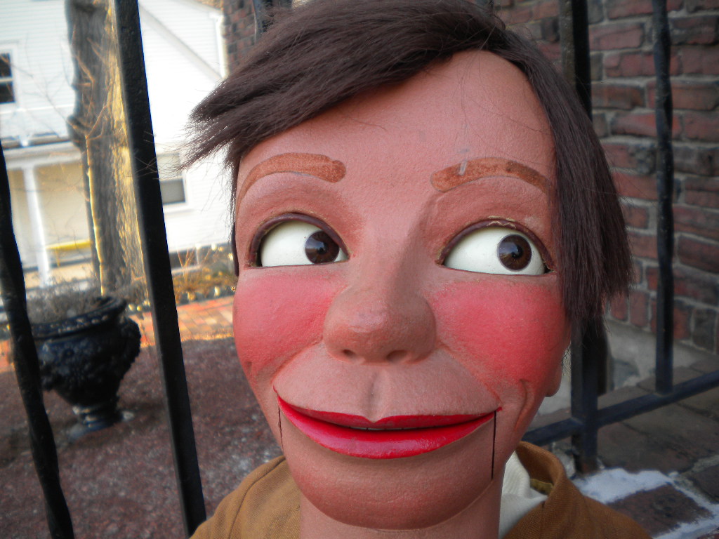 Fakini, a ventriloquist figure attributed to Jack Coats