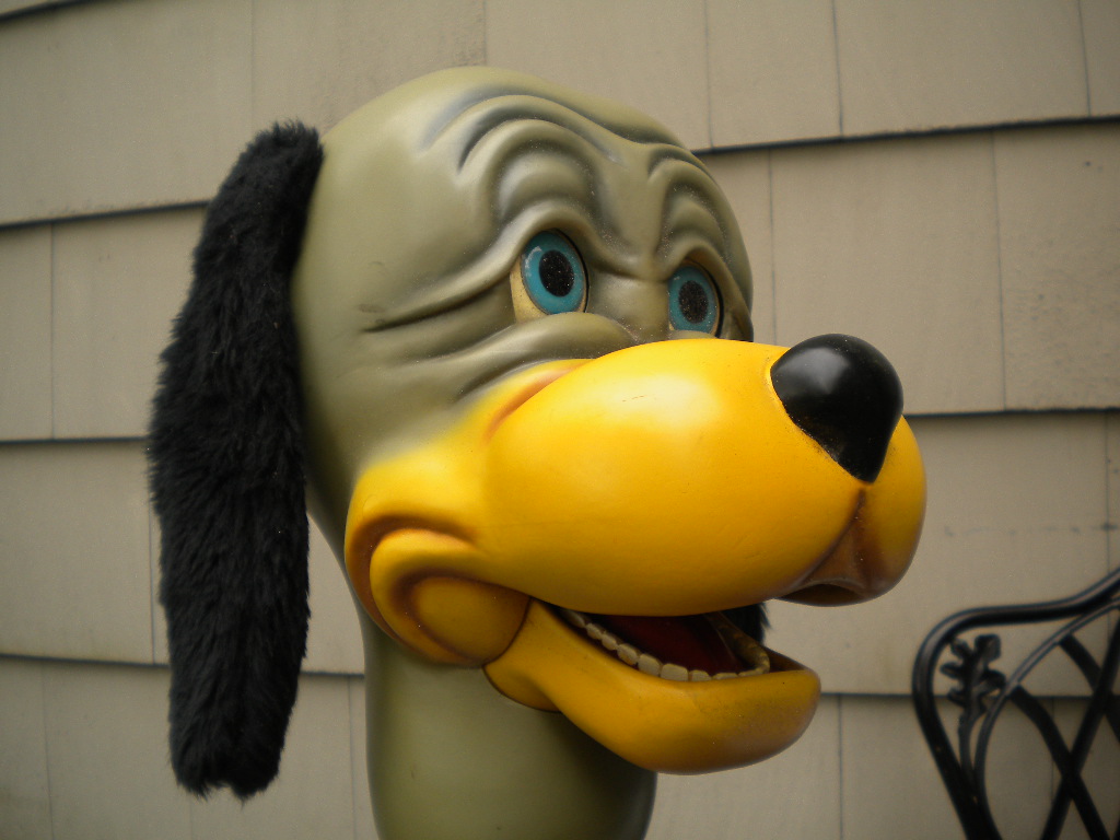 Danny Dog, a ventriloquist figure attributed to Brant Gilmer