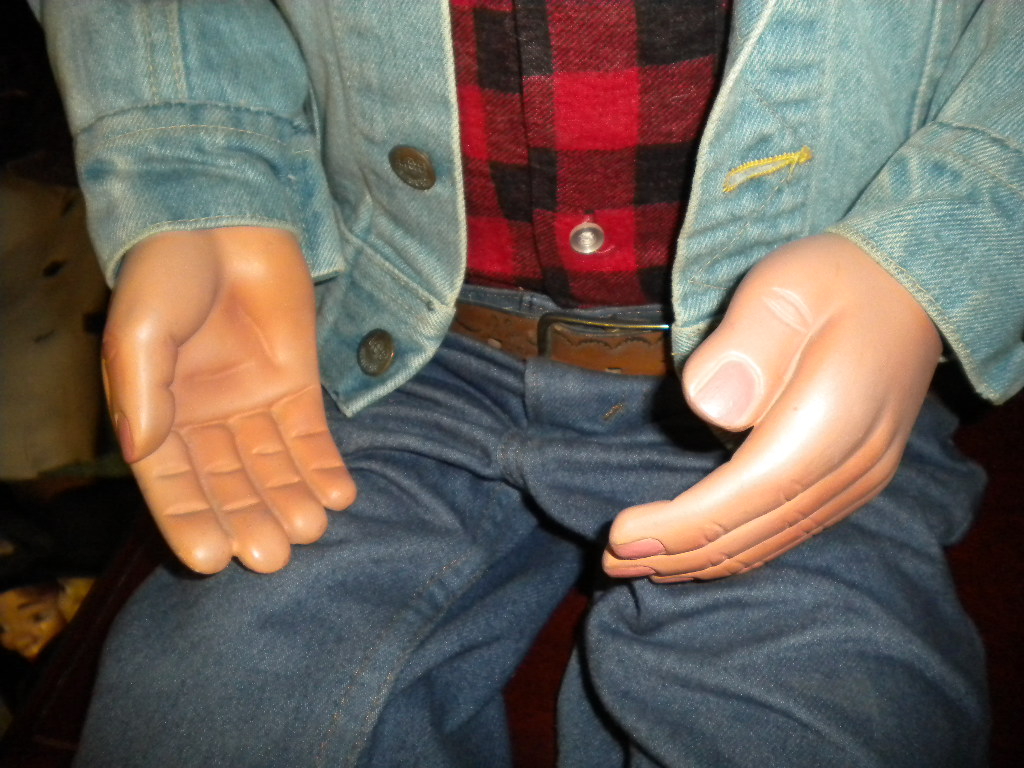 Very First, a ventriloquist figure attributed to Brant Gilmer