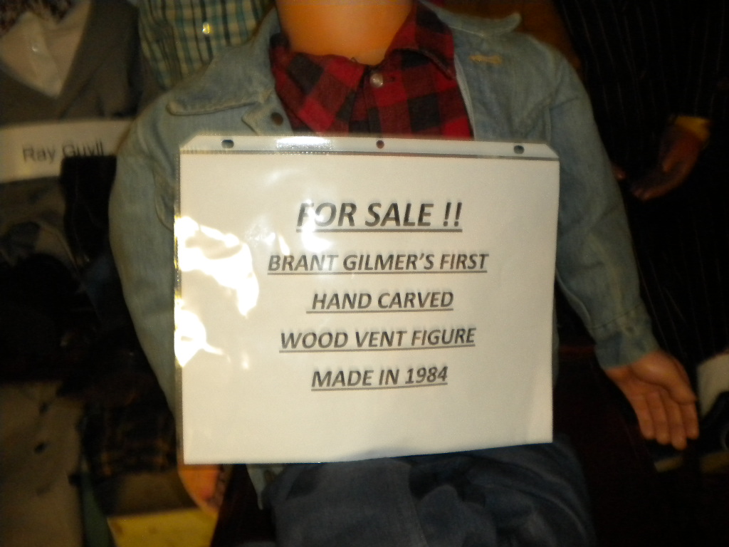 Very First, a ventriloquist figure attributed to Brant Gilmer