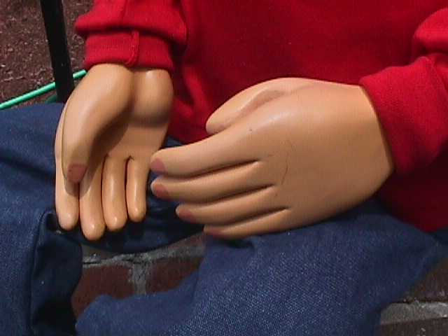 Knucklehead Smiff, a ventriloquist figure attributed to Brant Gilmer