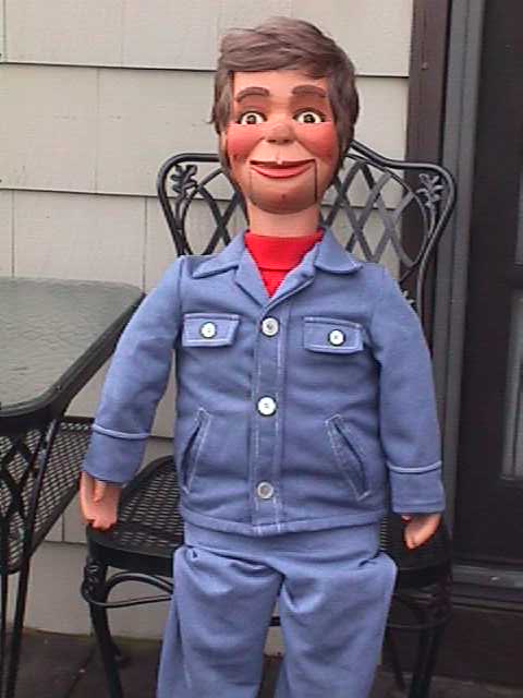 Wood Carved, a ventriloquist figure attributed to Brian Hamilton