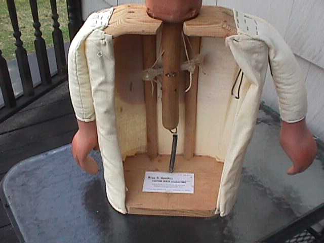 Wood Carved, a ventriloquist figure attributed to Brian Hamilton