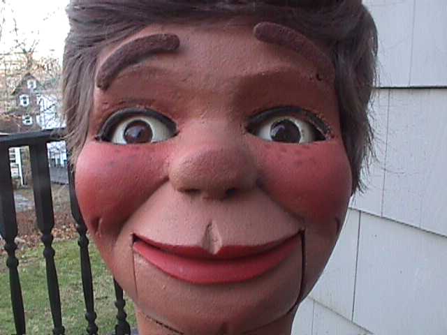 Wood Carved, a ventriloquist figure attributed to Brian Hamilton