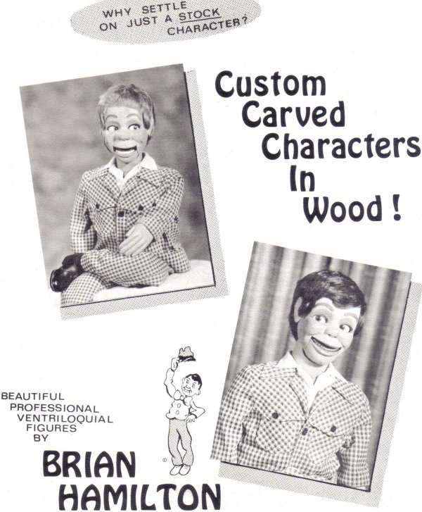 Hamilton catalog, a ventriloquist figure attributed to Brian Hamilton
