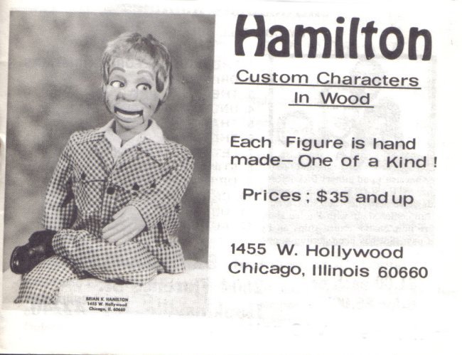 A photograph from the Brian Hamilton collection pages