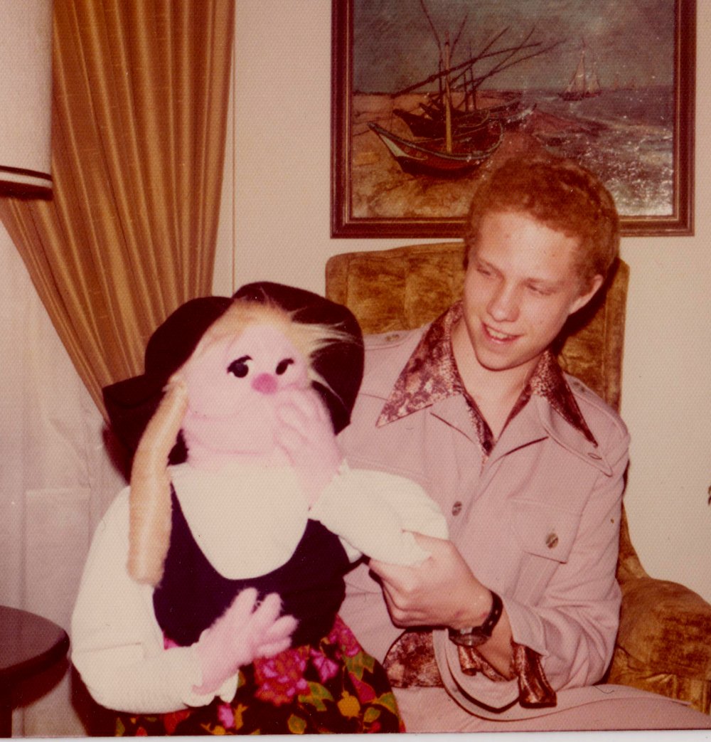 A photograph from the Brian Hamilton collection pages
