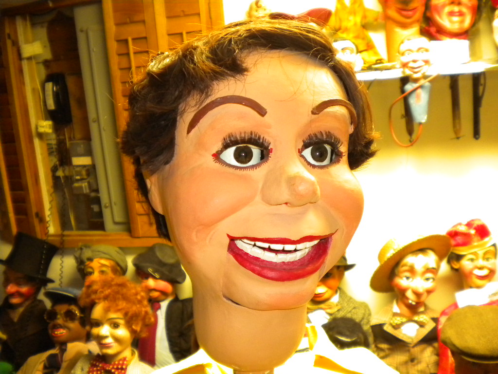 Skinny Dugan, a ventriloquist figure attributed to Howie Olson