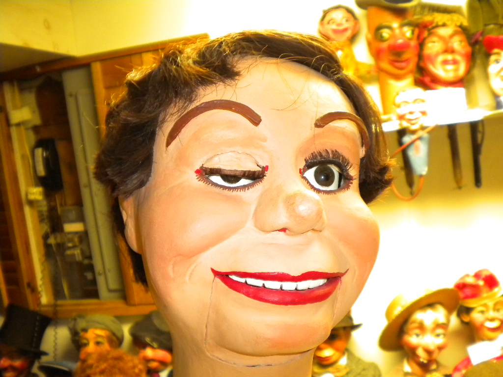 Skinny Dugan, a ventriloquist figure attributed to Howie Olson