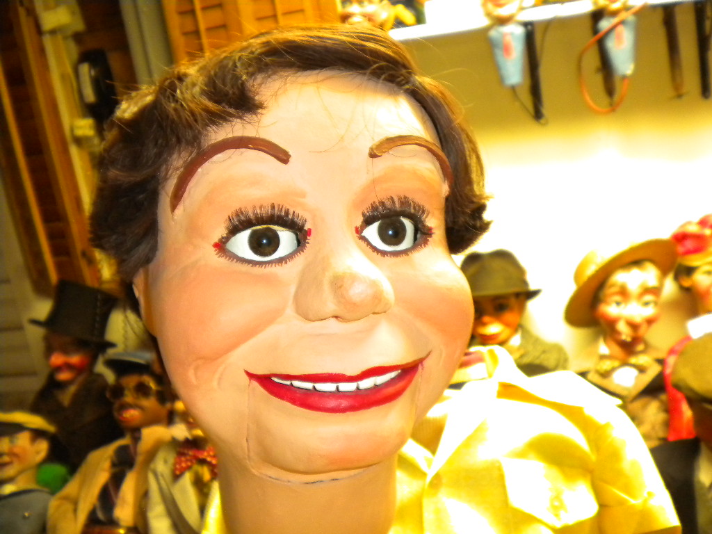 Skinny Dugan, a ventriloquist figure attributed to Howie Olson