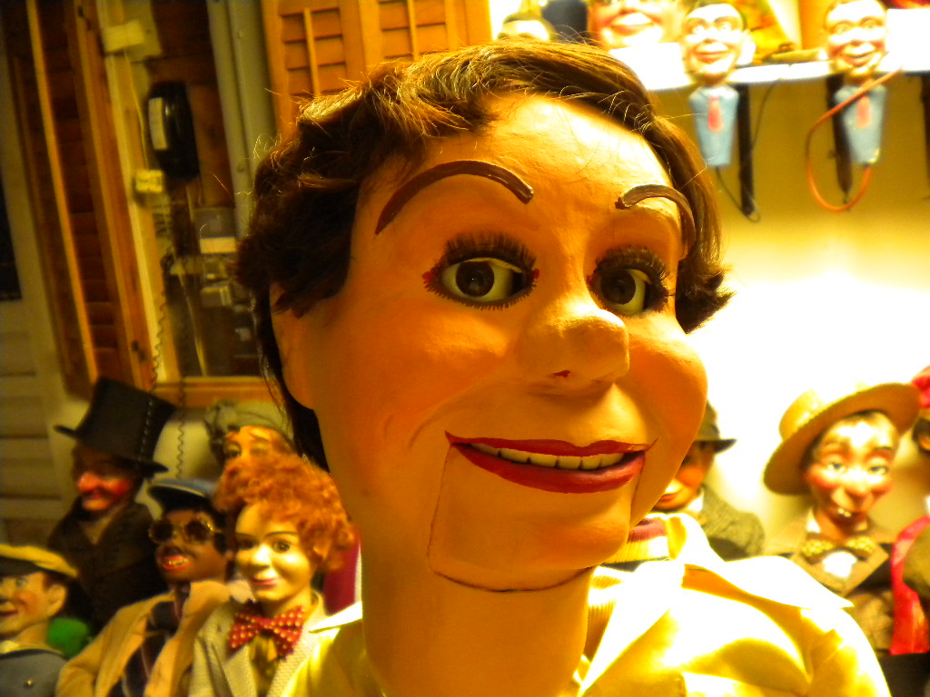 Skinny Dugan, a ventriloquist figure attributed to Howie Olson