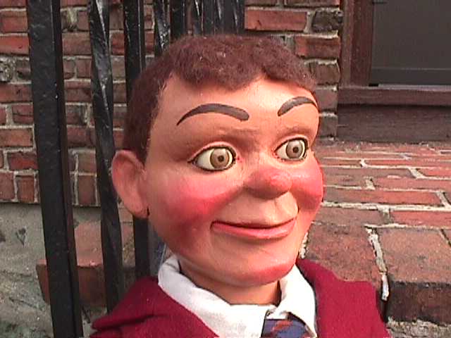 Exceedingly Rare Len, a ventriloquist figure attributed to Len Insull