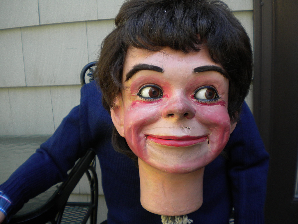 Len Cheeky Boy, a ventriloquist figure attributed to Len Insull