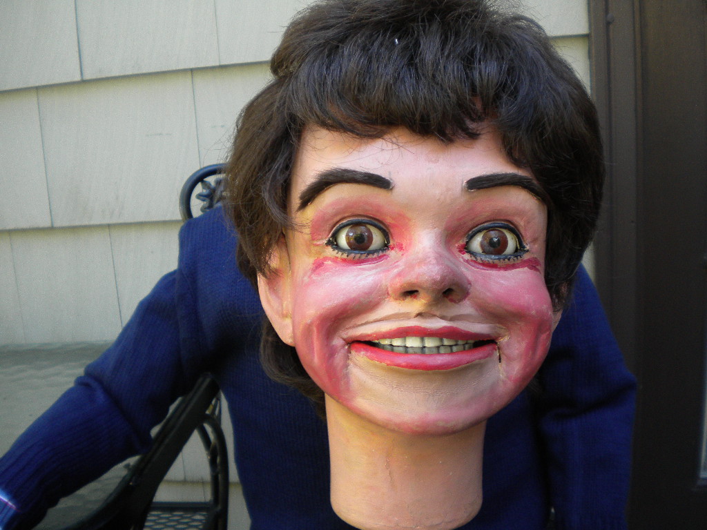 Len Cheeky Boy, a ventriloquist figure attributed to Len Insull