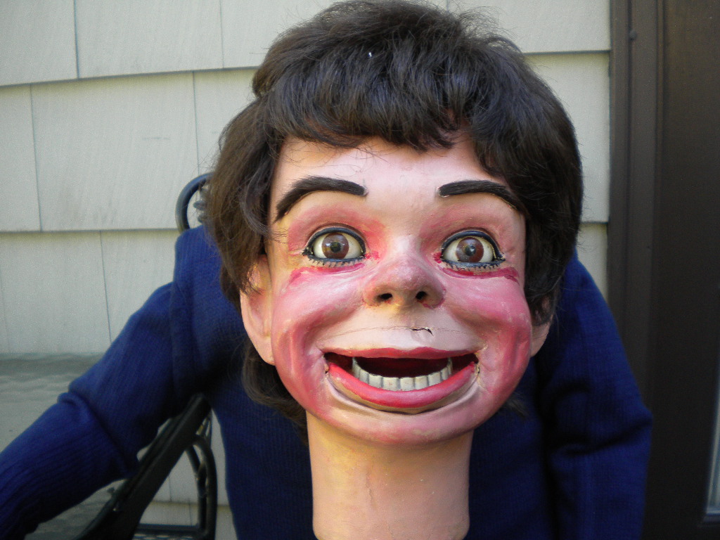 Len Cheeky Boy, a ventriloquist figure attributed to Len Insull
