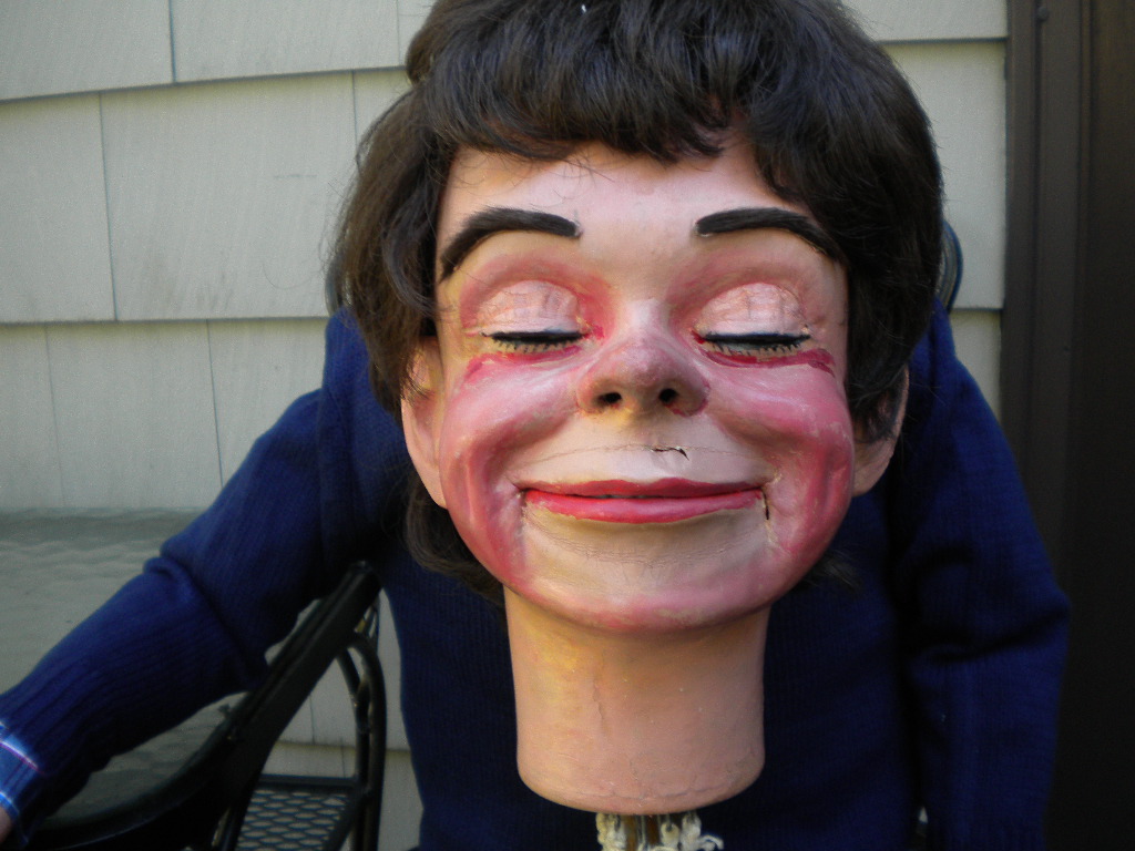 Len Cheeky Boy, a ventriloquist figure attributed to Len Insull