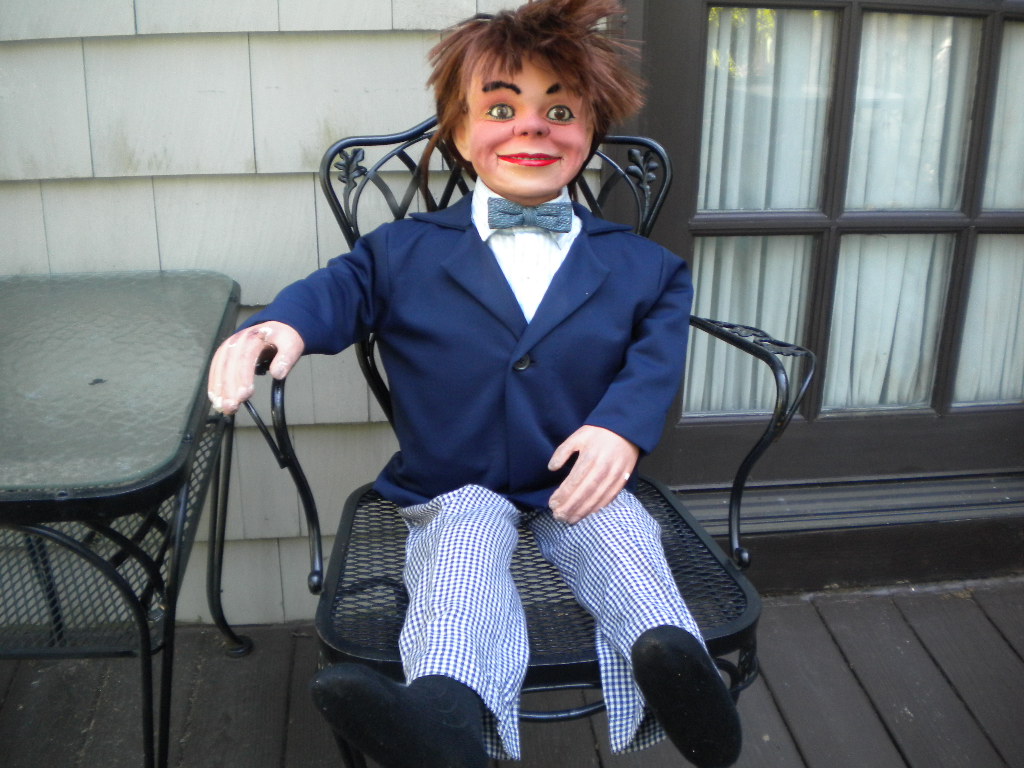 Len Cheeky Boy Spike, a ventriloquist figure attributed to Len Insull