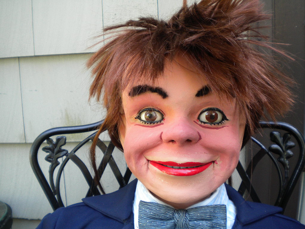 Len Cheeky Boy Spike, a ventriloquist figure attributed to Len Insull