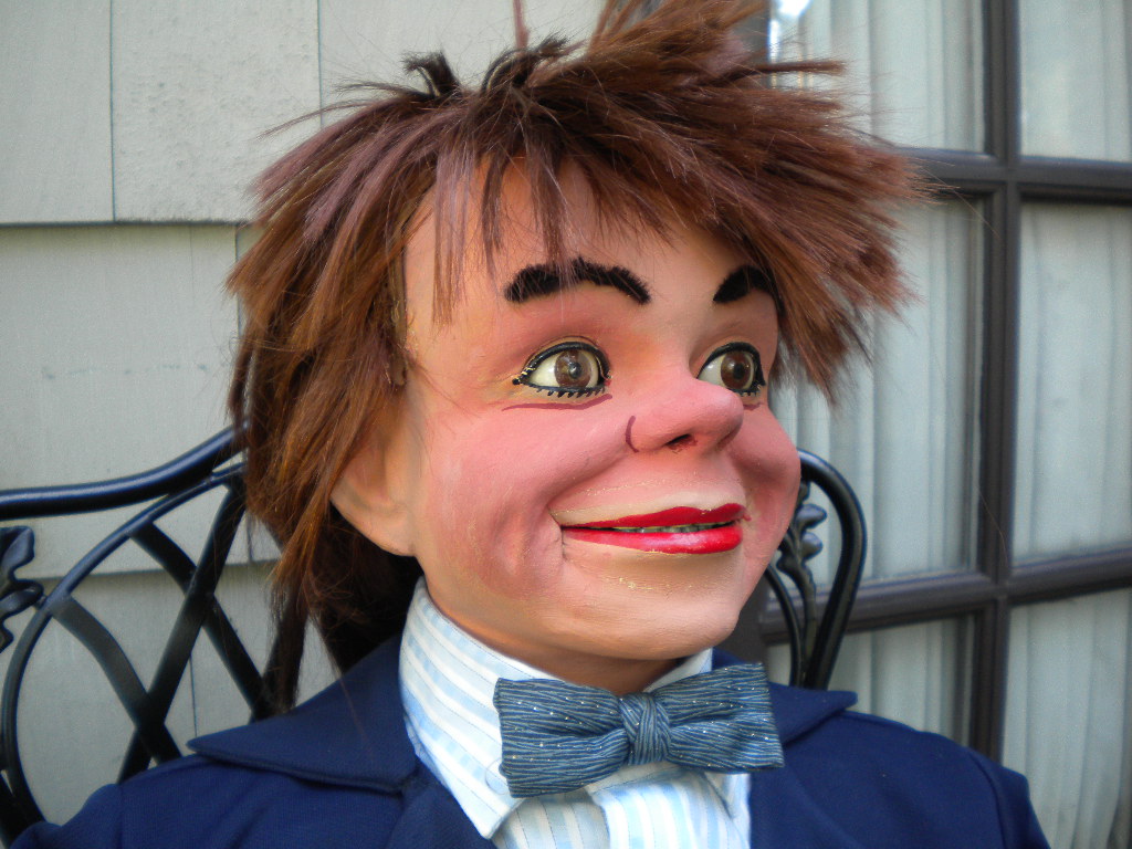 Len Cheeky Boy Spike, a ventriloquist figure attributed to Len Insull