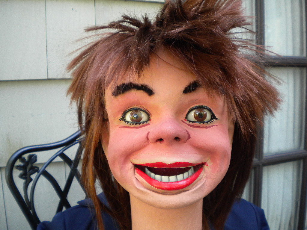 Len Cheeky Boy Spike, a ventriloquist figure attributed to Len Insull