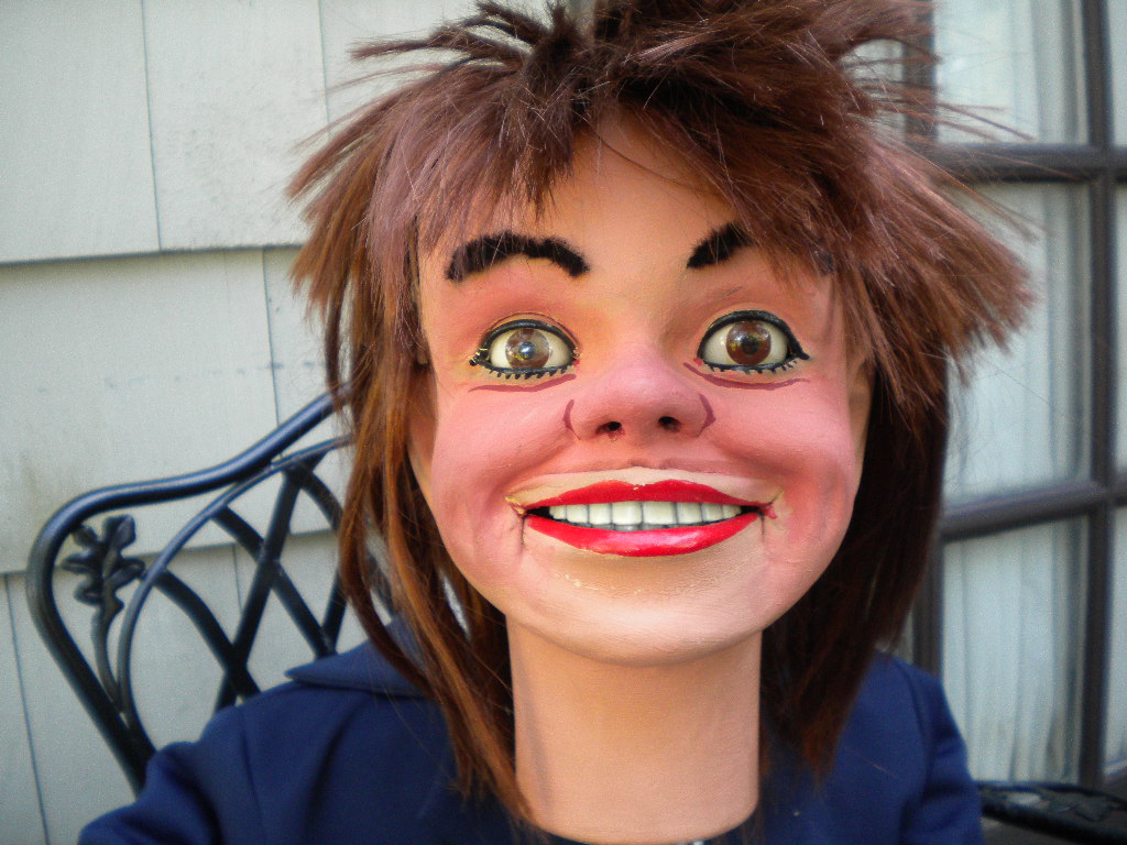 Len Cheeky Boy Spike, a ventriloquist figure attributed to Len Insull