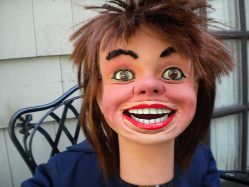 Len Cheeky Boy Spike, a ventriloquist figure attributed to Len Insull
