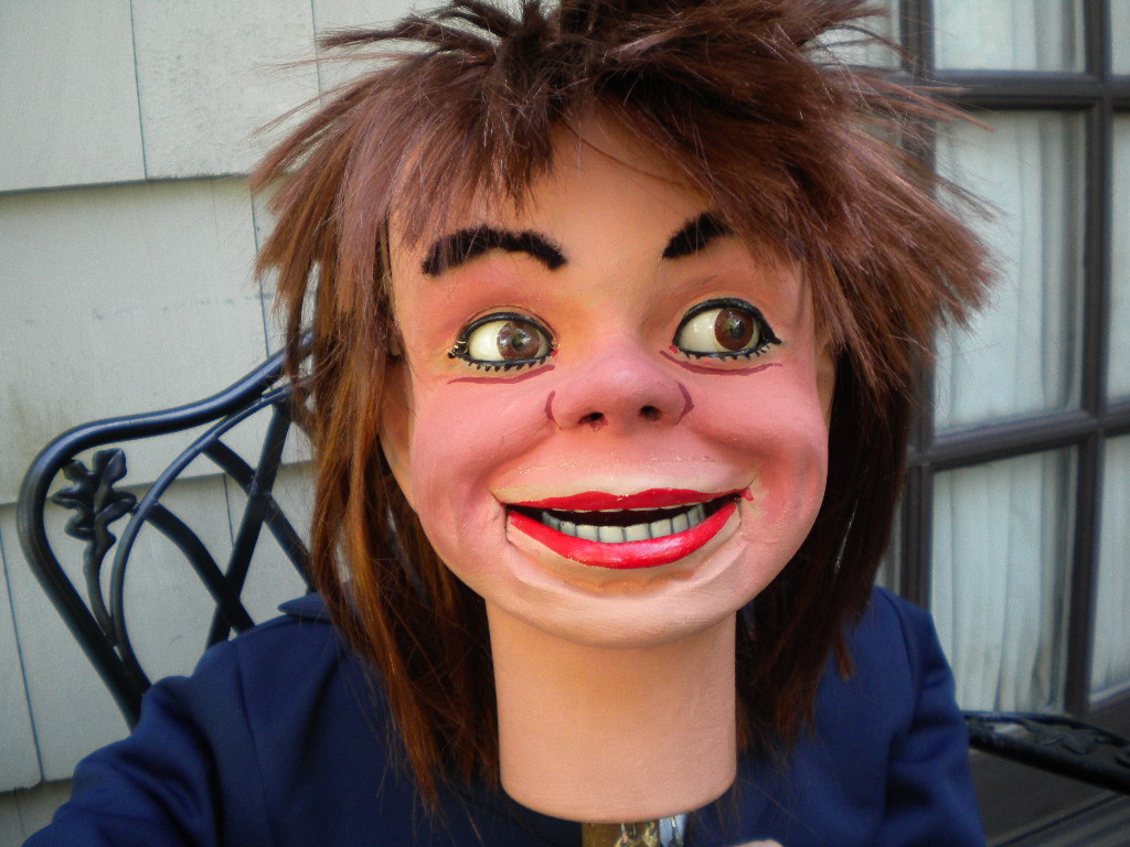 Len Cheeky Boy Spike, a ventriloquist figure attributed to Len Insull