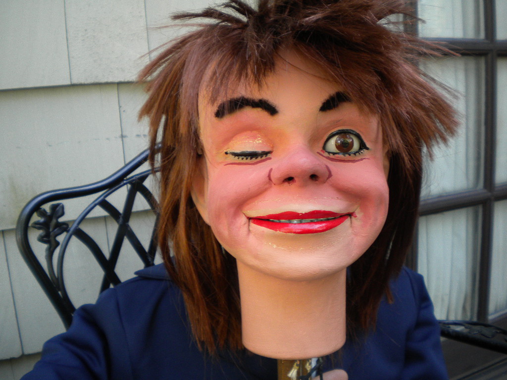 Len Cheeky Boy Spike, a ventriloquist figure attributed to Len Insull