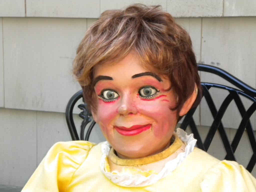 Super Rare Len Female, a ventriloquist figure attributed to Len Insull