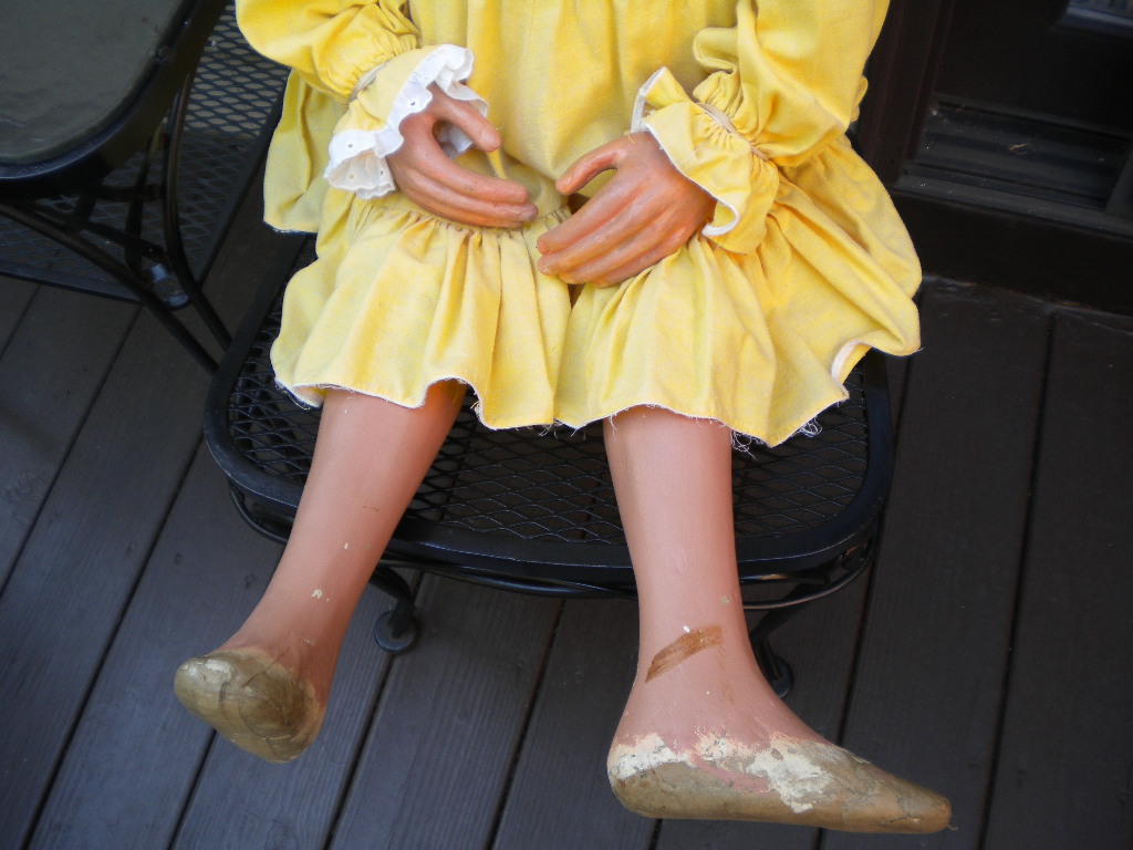 Super Rare Len Female, a ventriloquist figure attributed to Len Insull