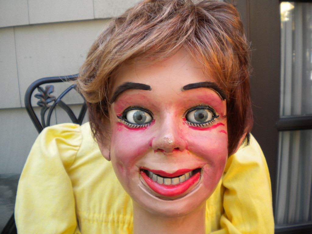 Super Rare Len Female, a ventriloquist figure attributed to Len Insull