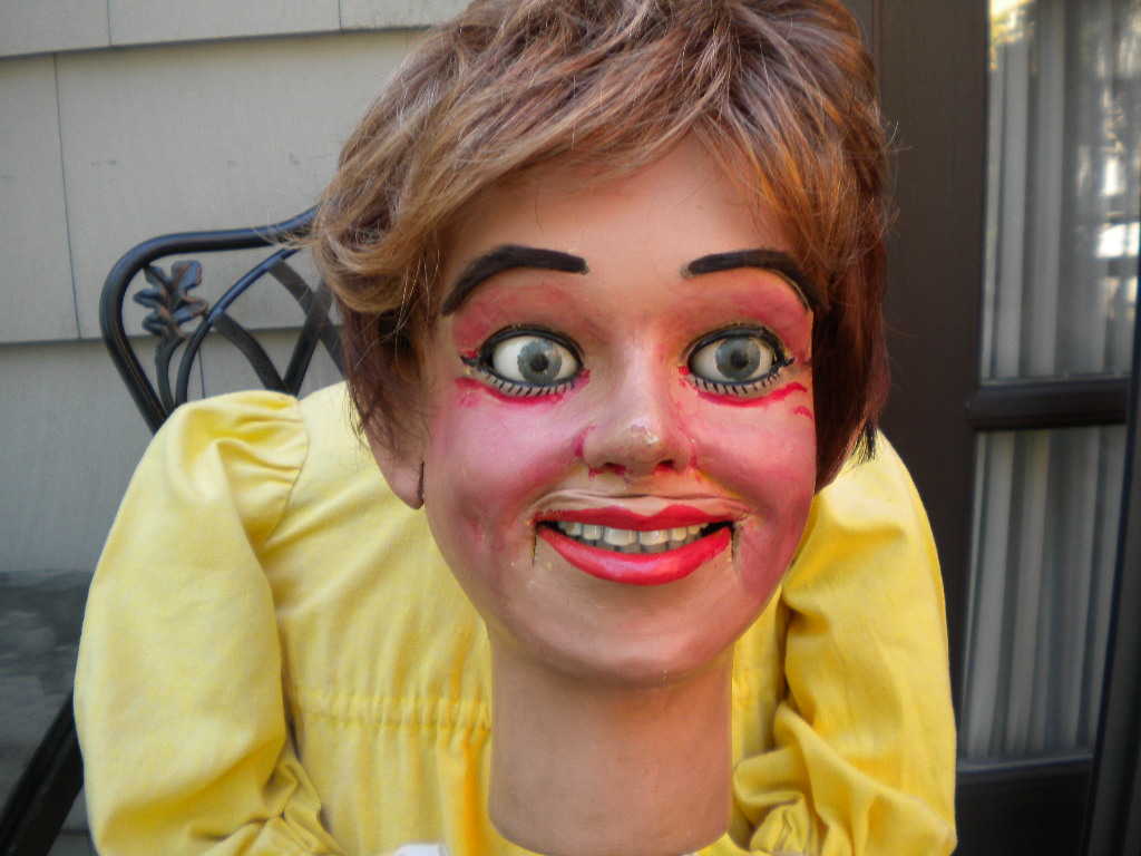 Super Rare Len Female, a ventriloquist figure attributed to Len Insull
