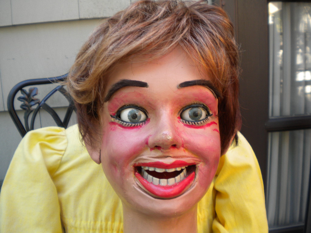 Super Rare Len Female, a ventriloquist figure attributed to Len Insull