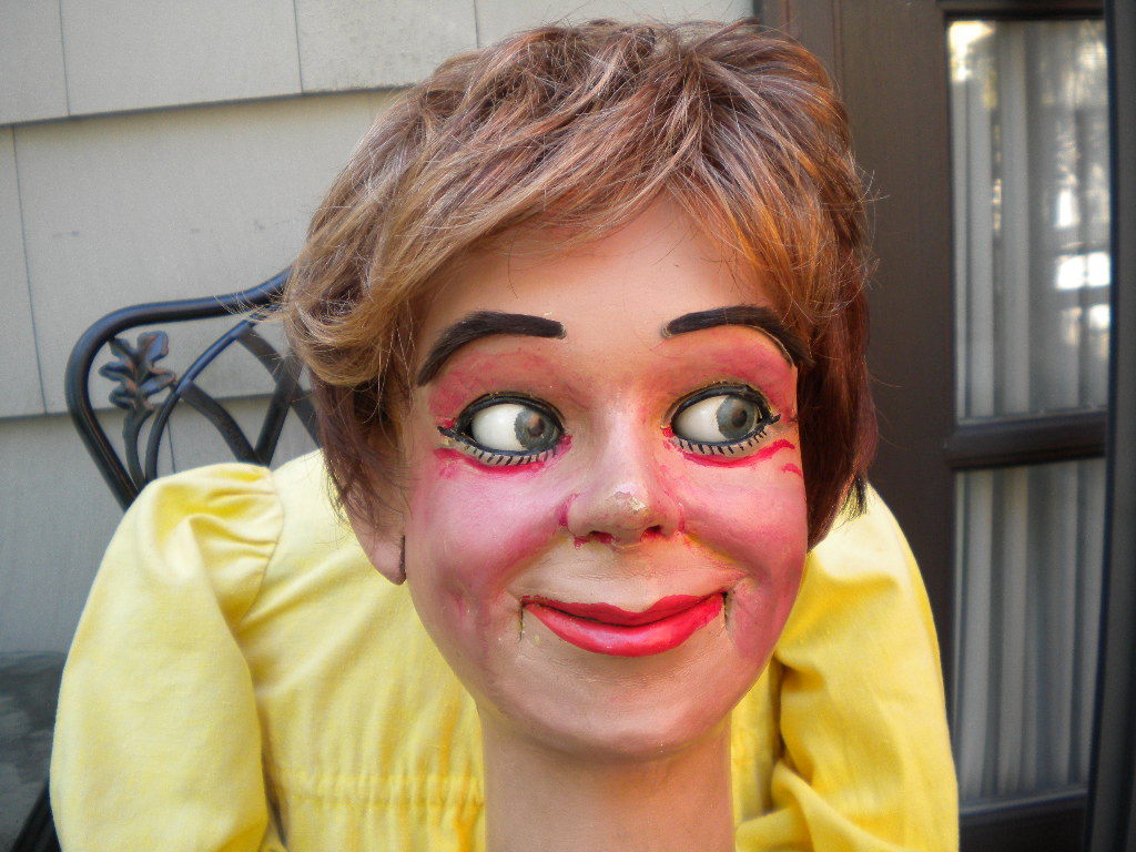 Super Rare Len Female, a ventriloquist figure attributed to Len Insull