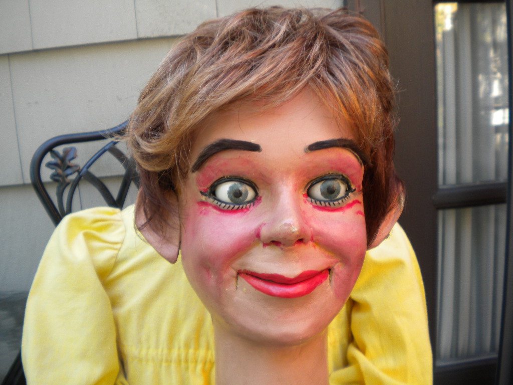 Super Rare Len Female, a ventriloquist figure attributed to Len Insull