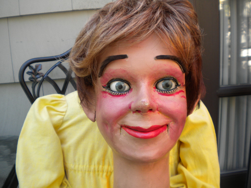 Super Rare Len Female, a ventriloquist figure attributed to Len Insull