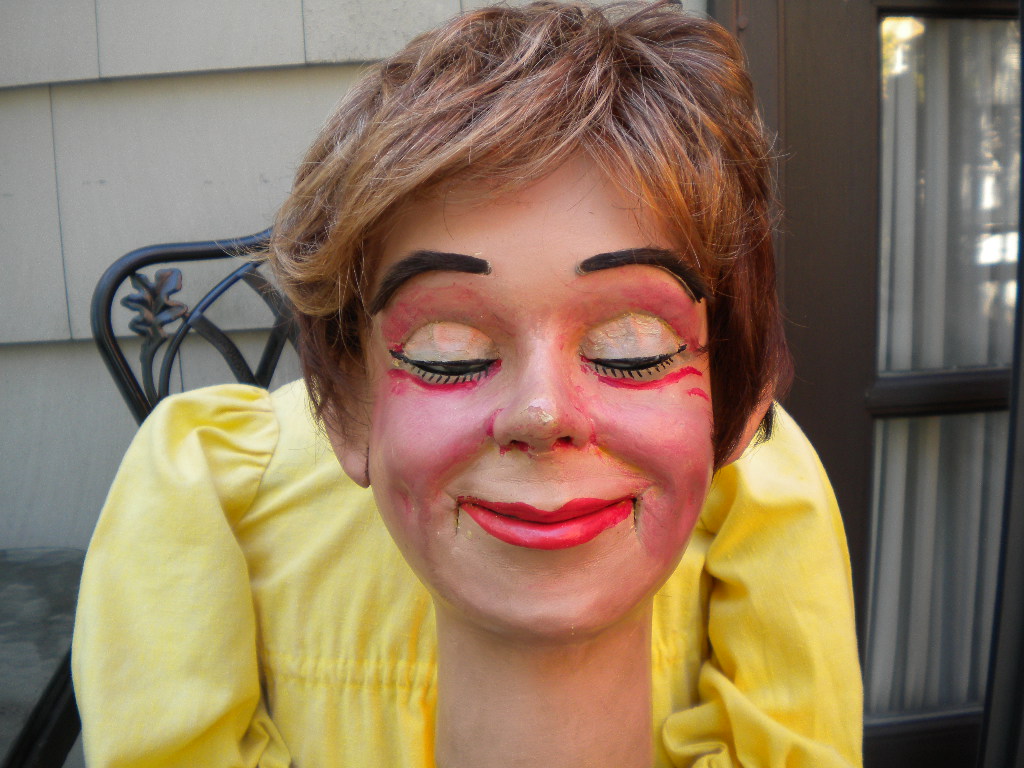 Super Rare Len Female, a ventriloquist figure attributed to Len Insull