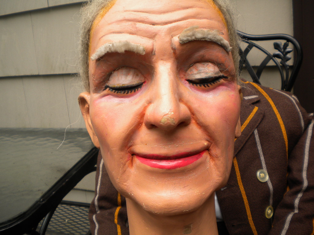 Old Man Len, a ventriloquist figure attributed to Len Insull
