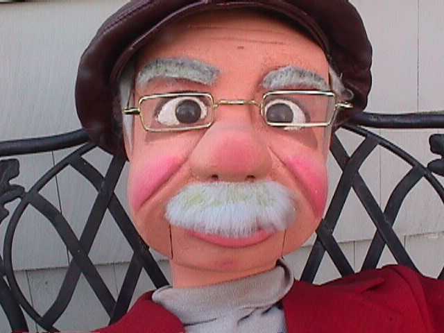 Johnny Main 02, a ventriloquist figure attributed to Johnny Main