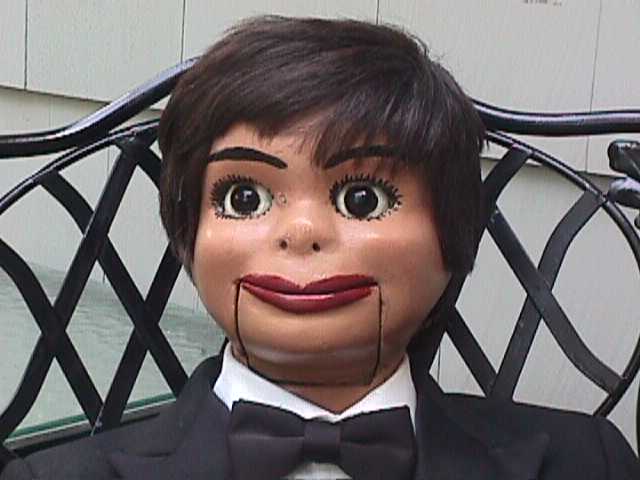 Vicki Taylor & Ronnie, a ventriloquist figure attributed to John Carroll