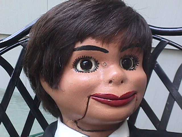 Vicki Taylor & Ronnie, a ventriloquist figure attributed to John Carroll