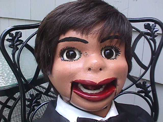 Vicki Taylor & Ronnie, a ventriloquist figure attributed to John Carroll