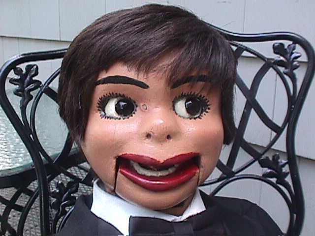 Vicki Taylor & Ronnie, a ventriloquist figure attributed to John Carroll